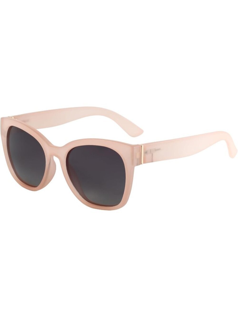Women's Nude Grey Oversized Cateye Polarized Sunglasses UV400 Protection Retro